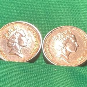 Uk Rare 1991/94/95  One Penny Queen Elizabeth 3 Coin Lot-Beautiful